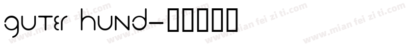 Guter Hund字体转换